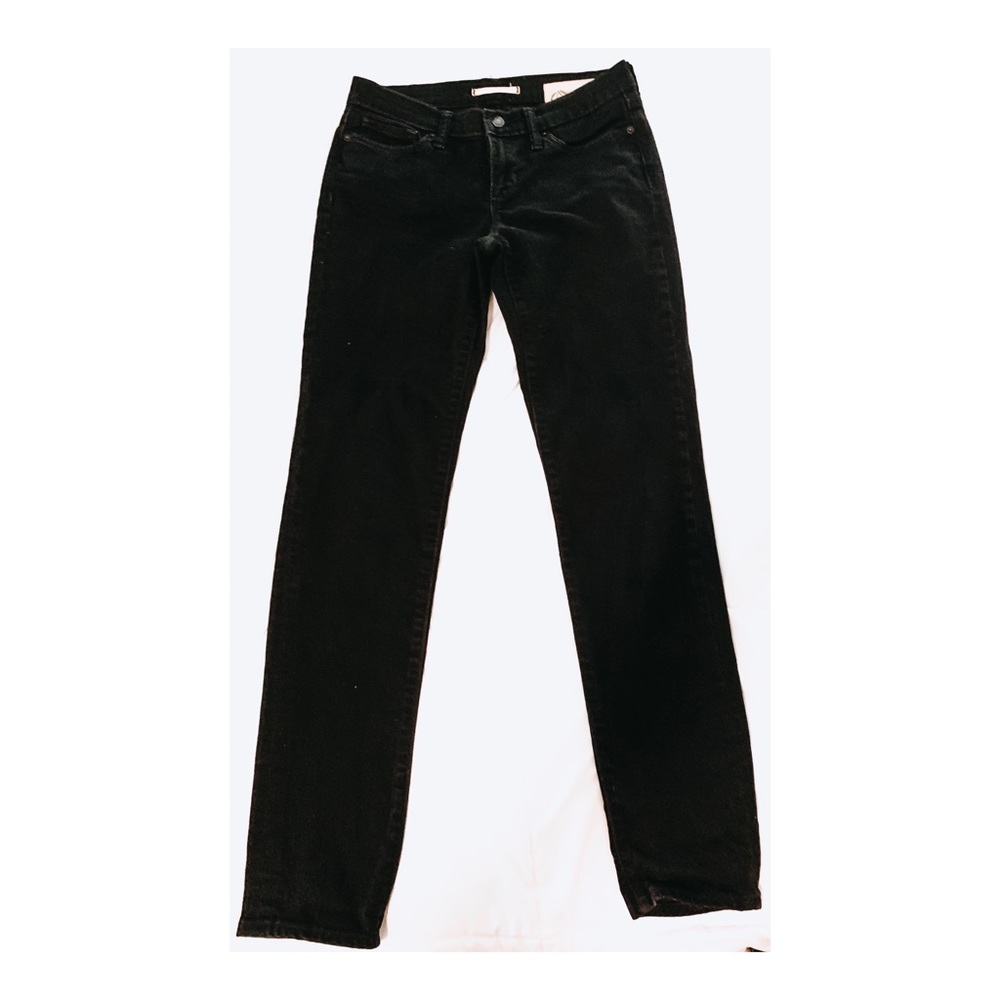 Gap 1969 Straight Leg Black Denim Jeans